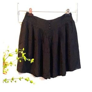 Black mini skirt from Garage